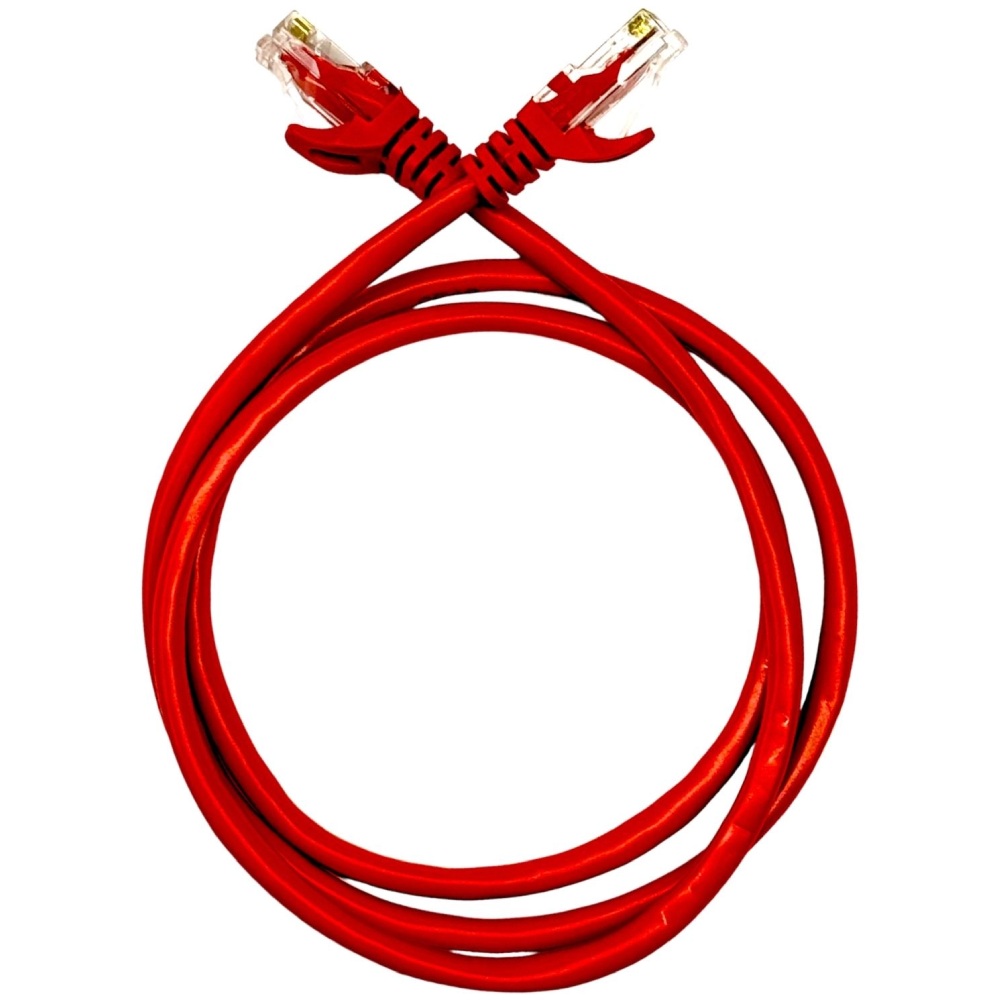 Патч-корд GEAR UTP CU RJ-45 0.25 м Red (GPC-UTPCURJ45-0.25R) Тип патч-корд