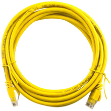 Патч-корд RITAR UTP RJ45 Cat.5e CU 2m Q300 yellow (PCR-CU/2Yw)