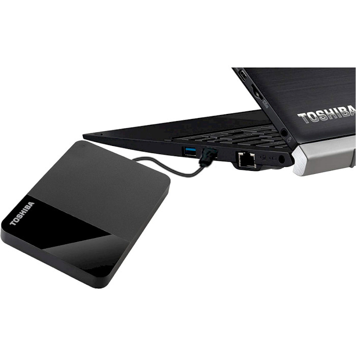 Зовнішній жорсткий диск TOSHIBA Canvio Ready 2TB Black (HDTP320EK3AA) Ємність 2 Тб