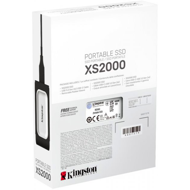 Фото Внешний SSD накопитель KINGSTON XS2000 2TB USB 3.2 Type-C (SXS2000/2000G)