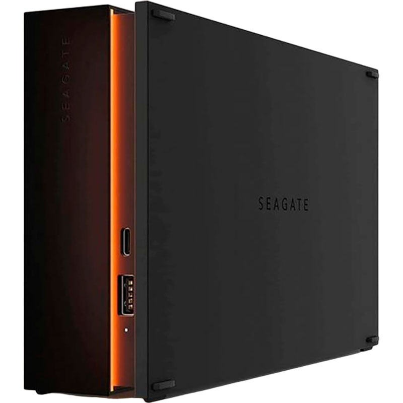 Внешний жесткий диск SEAGATE 8TB 3.5" USB FireCuda Gaming Hub Black (STKK8000400) Емкость 8 Тб