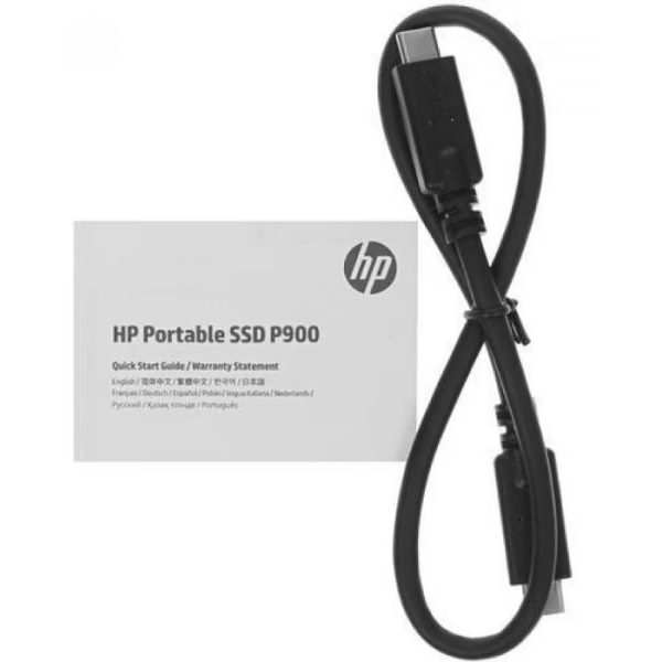 Зовнішній SSD накопичувач HP 1Tb USB 3.2 Gen2 Type-C P900 TLC Gray (7M692AA) Форм-фактор 2.5"