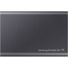 Зовнішній SSD-накопичувач SAMSUNG 4Tb T7 Titan Gray (MU-PC4T0T/WW)