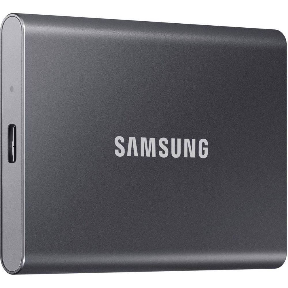 Зовнішній вигляд Зовнішній SSD-накопичувач SAMSUNG 4Tb T7 Titan Gray (MU-PC4T0T/WW)