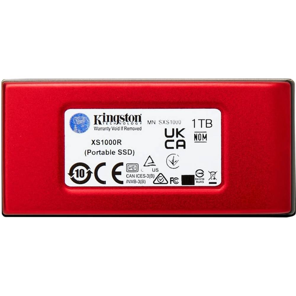 Зовнішній накопичувач SSD KINGSTON 1.0ТB Portable USB SXS1000 Red (SXS1000R/1000G) Ємність 1 Тб