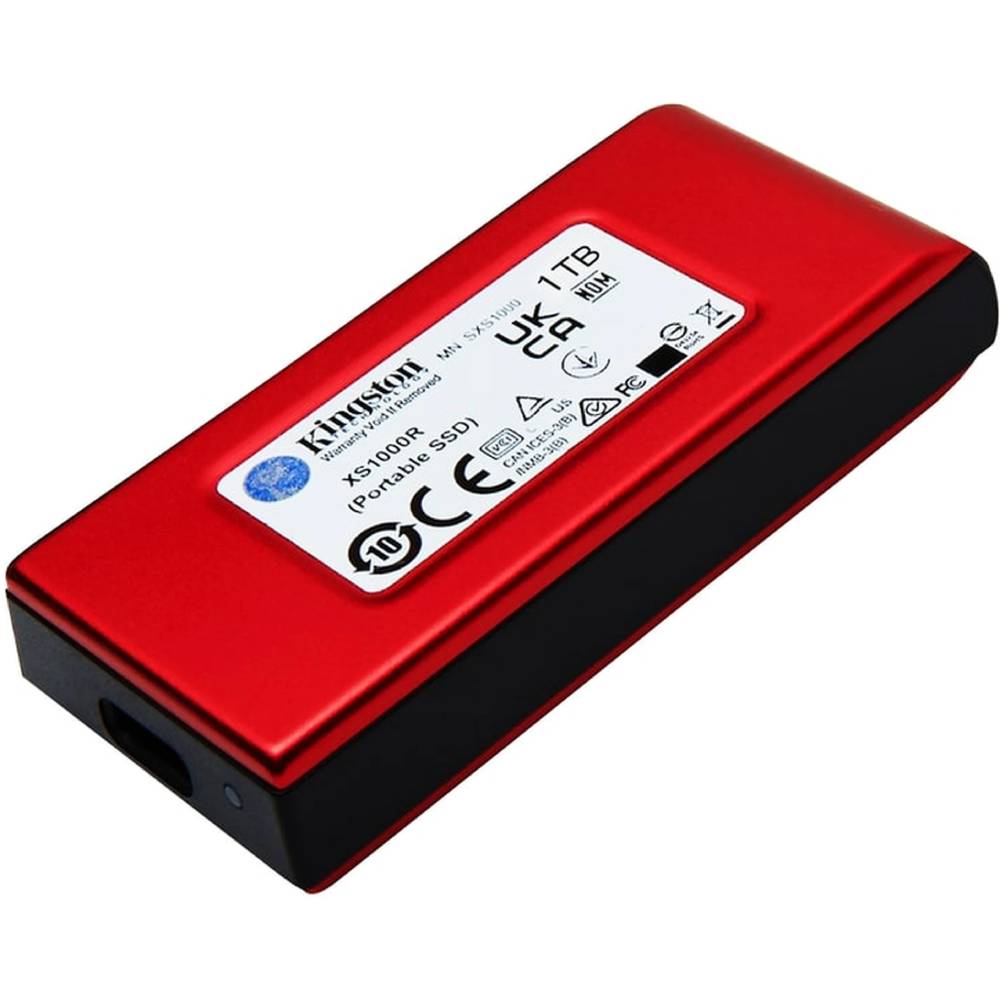 Зовнішній накопичувач SSD KINGSTON 1.0ТB Portable USB SXS1000 Red (SXS1000R/1000G) Тип твердотільний накопичувач (SSD)