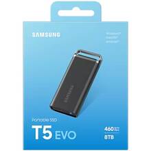 Зовнішній накопичувач SSD SAMSUNG Portable SSD T5 EVO USB 3.2 Gen 1 SAMSUNG 8Тб (MU-PH8T0S/EU)