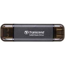 Зовнішній SSD накопичувач Transcend External ESD310C 1TB USB Type-A/USB Type-C 3D NAND Gray (TS1TESD310C)