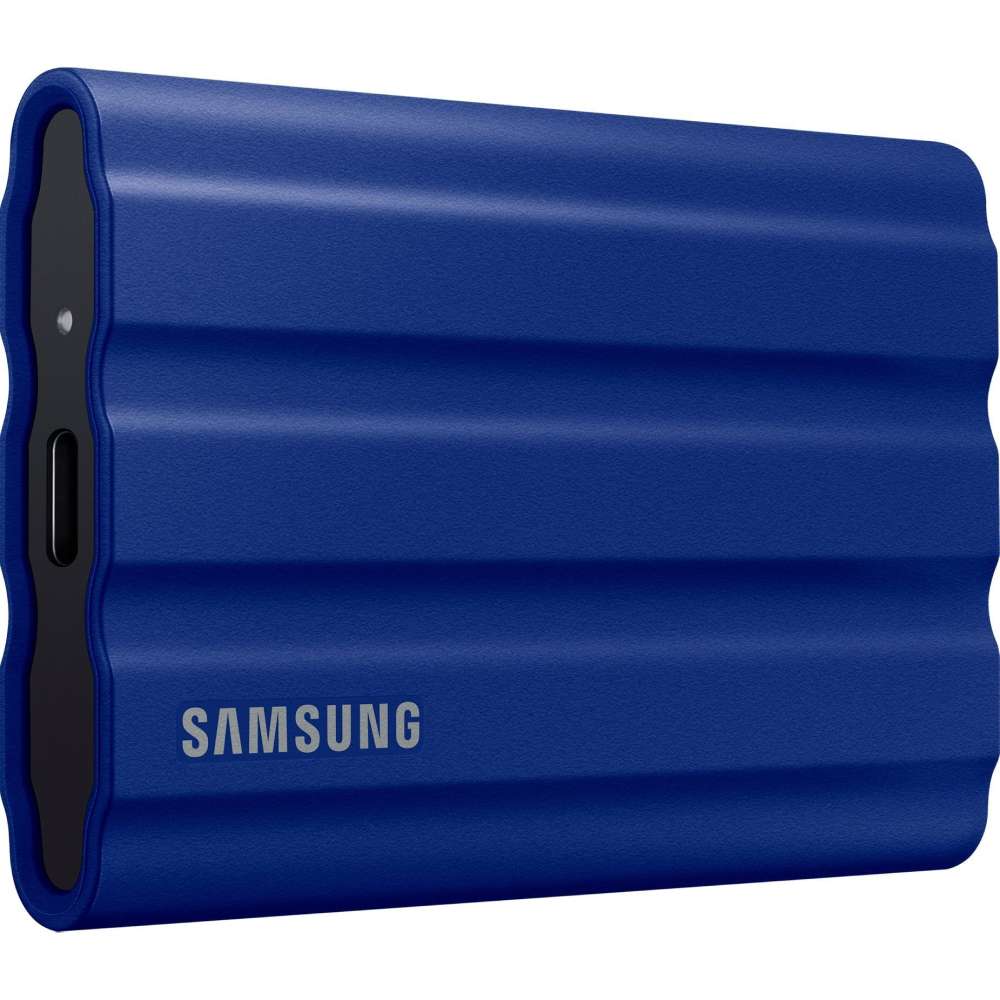 Зовнішній SSD-накопичувач SAMSUNG T7 Shield 1TB Blue (MU-PE1T0R/EU) Тип твердотільний накопичувач (SSD)