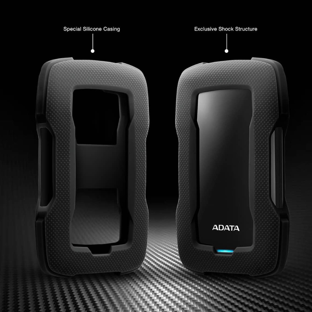 Внешний вид Внешний жесткий диск ADATA 4TB HD330 Black (AHD330-4TU31-CBK)