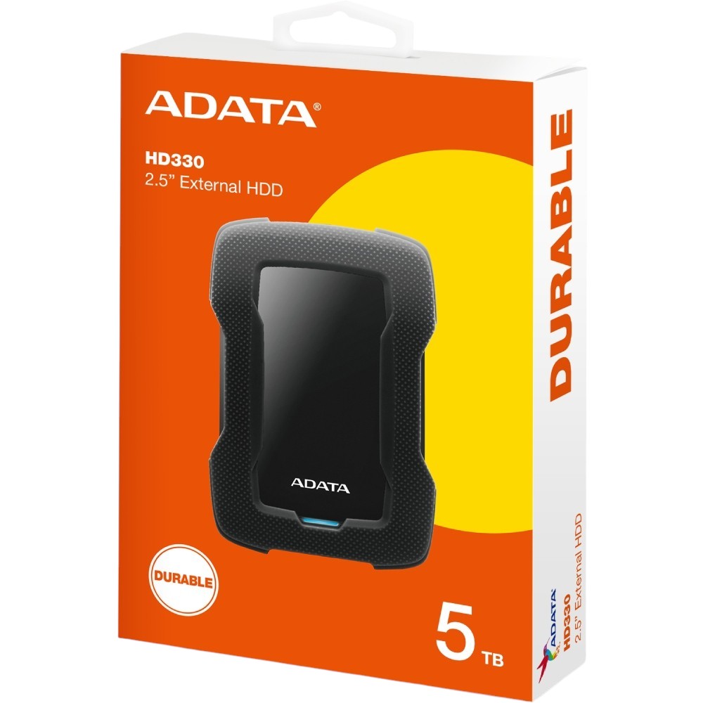 Фото Зовнішній жорсткий диск ADATA 5TB HD330 Black (AHD330-5TU31-CBK)