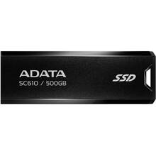 Зовнішній SSD накопичувач ADATA USB 3.2 500GB (SC610-500G-CBK/RD)