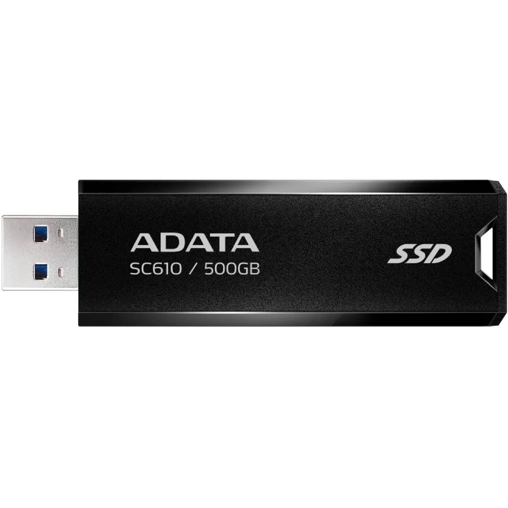 Зовнішній SSD накопичувач ADATA USB 3.2 500GB (SC610-500G-CBK/RD)