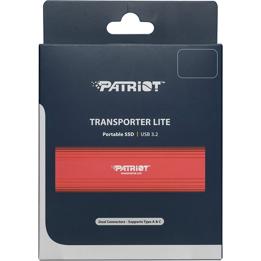 Внешний SSD накопитель PATRIOT USB-C 1TB (PTPL1TBPEC) Интерфейс USB Type-C