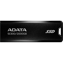 Внешний SSD накопитель ADATA SD610 2TB (SC610-2000G-CBK/RD)