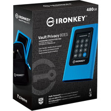 Внешний SSD накопитель KINGSTON Portable USB 3.84TB IronKey Vault Privacy 80 (IKVP80ES/3840G)