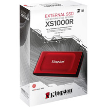 Зовнішній накопичувач SSD KINGSTON 2TB USB 3.2 Gen 2 Type-C XS1000 (SXS1000R/2000GA)