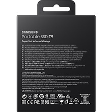 Зовнішній SSD накопичувач SAMSUNG Portable T9 1GB (MU-PG1T0B/EU)