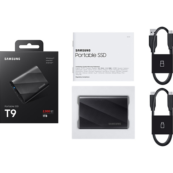 Покупка Зовнішній SSD накопичувач SAMSUNG Portable T9 1GB (MU-PG1T0B/EU)