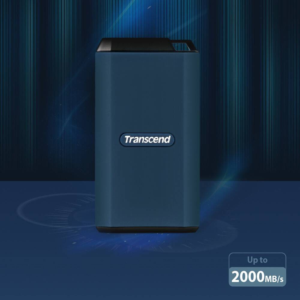 Внешний вид Внешний SSD накопитель TRANSCEND 1TB ESD410C USB 20Gbps Type C Blue (TS1TESD410C)