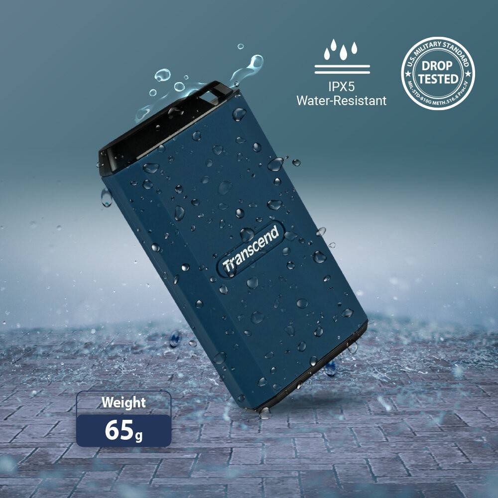 Покупка Внешний SSD накопитель TRANSCEND 1TB ESD410C USB 20Gbps Type C Blue (TS1TESD410C)
