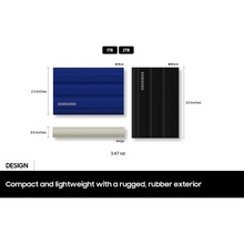 Внешний SSD накопитель SAMSUNG 2TB USB 3.2 Gen 2 Type-C T7 Shield (MU-PE2T0S/WW)