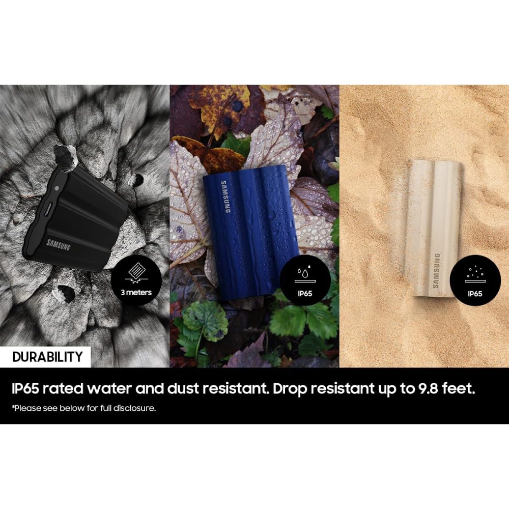 В Украине Внешний SSD накопитель SAMSUNG 2TB USB 3.2 Gen 2 Type-C T7 Shield (MU-PE2T0S/WW)