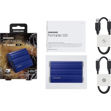 Зовнішній SSD накопичувач SAMSUNG 2TB T7 Shield USB 3.2 Gen 2 (MU-PE2T0R/WW)