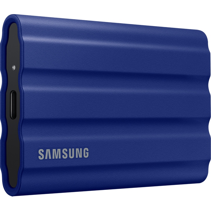 Зовнішній SSD накопичувач SAMSUNG 2TB T7 Shield USB 3.2 Gen 2 (MU-PE2T0R/WW) Додатково Захист від води та пилу IP65