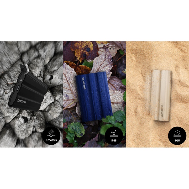 В Україні Зовнішній SSD накопичувач SAMSUNG 2TB T7 Shield USB 3.2 Gen 2 (MU-PE2T0R/WW)