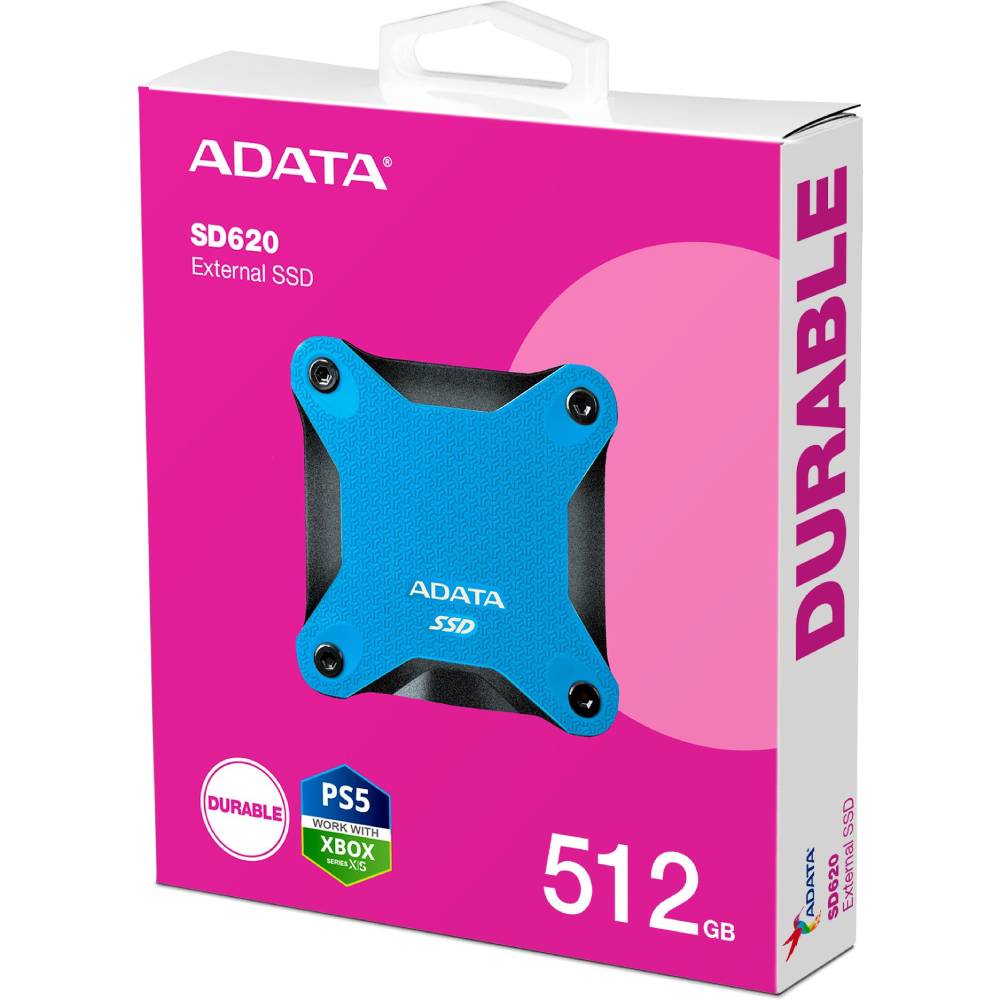 Внешний вид Внешний SSD накопитель ADATA USB 3.2 512GB SD620 (SD620-512GCBL)