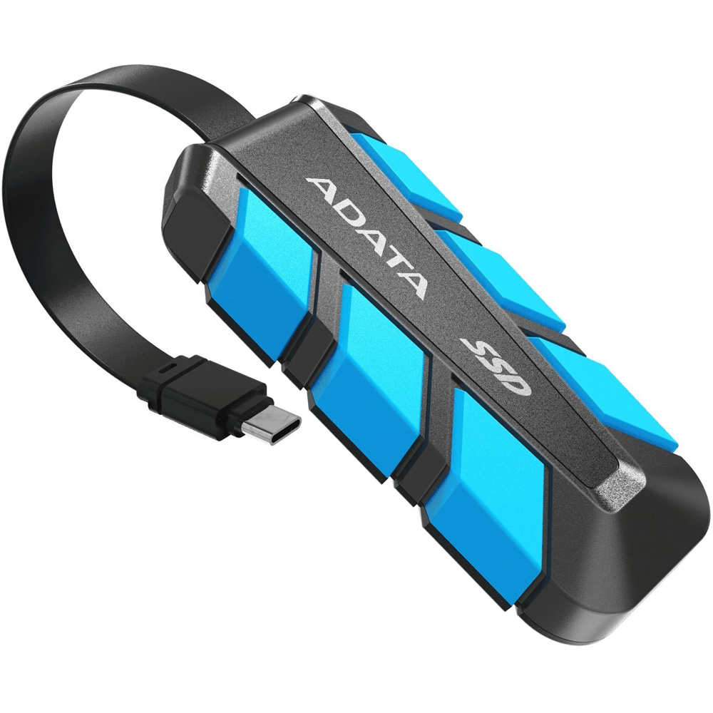 Внешний SSD накопитель ADATA USB 3.2 500GB SC740 Blue (SC740-500G-CBU) Тип флэш-памяти 3D NAND (TLC)