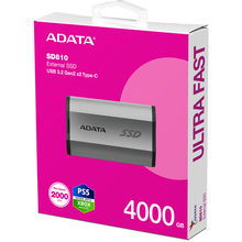 Внешний SSD накопитель ADATA SD810 USB 3.2 4TB (SD810-4000G-CSG)