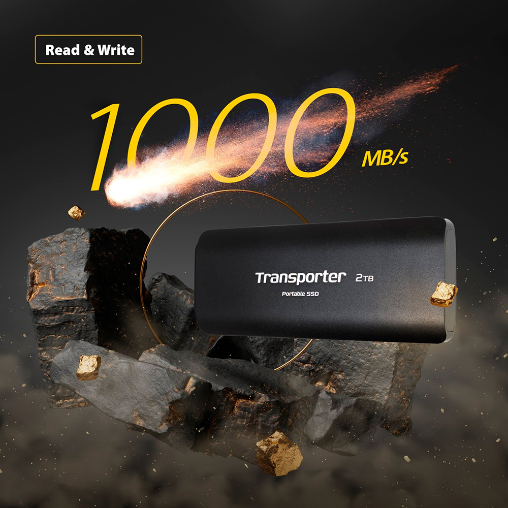 Внешний SSD PATRIOT USB-C 512GB (PTP512GPEC) Интерфейс USB 3.1 (3.2)