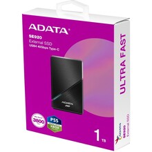 Внешний SSD накопитель ADATA SE920 USB 4.0 1TB (SE920-1TCBK)