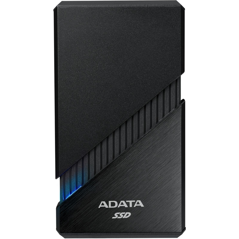 Внешний SSD накопитель ADATA SE920 USB 4.0 1TB (SE920-1TCBK) Дополнительно интерфейс USB4 (USB 40 Гбит/с); питание 5 В / 3 А; встроенный вентилятор охлаждения с синим светодиодным индикатором активности при выдвижении корпуса; в комплекте кабель USB4 Type-C – Type-C
