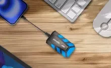 Внешний SSD накопитель ADATA SD820 USB 3.2 1TB Gray (SD820-1000G-CGY)