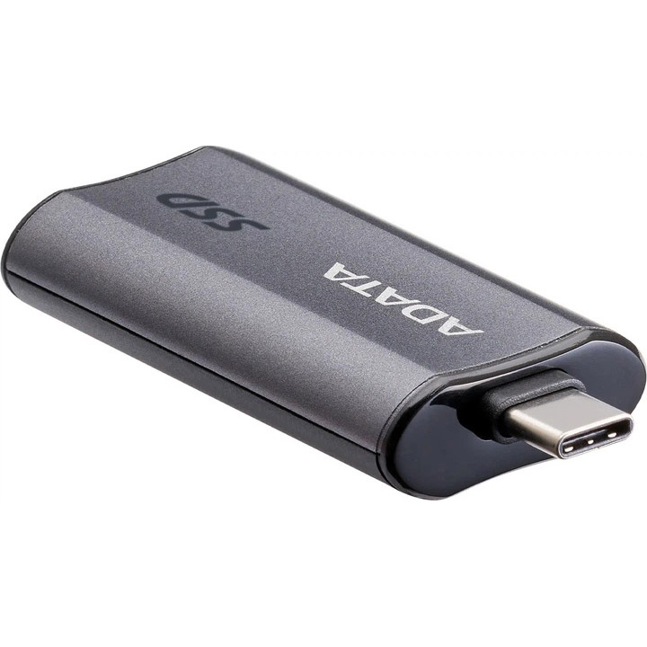 Зовнішній SSD накопичувач ADATA USB Type-C 1TB SC750 (SC750-1000G-CCBK) Ємність 1 Тб