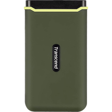 Зовнішній SSD накопичувач TRANSCEND USB 3.1 Gen 2 Type-C ESD380C 4TB Military Green (TS4TESD380C)