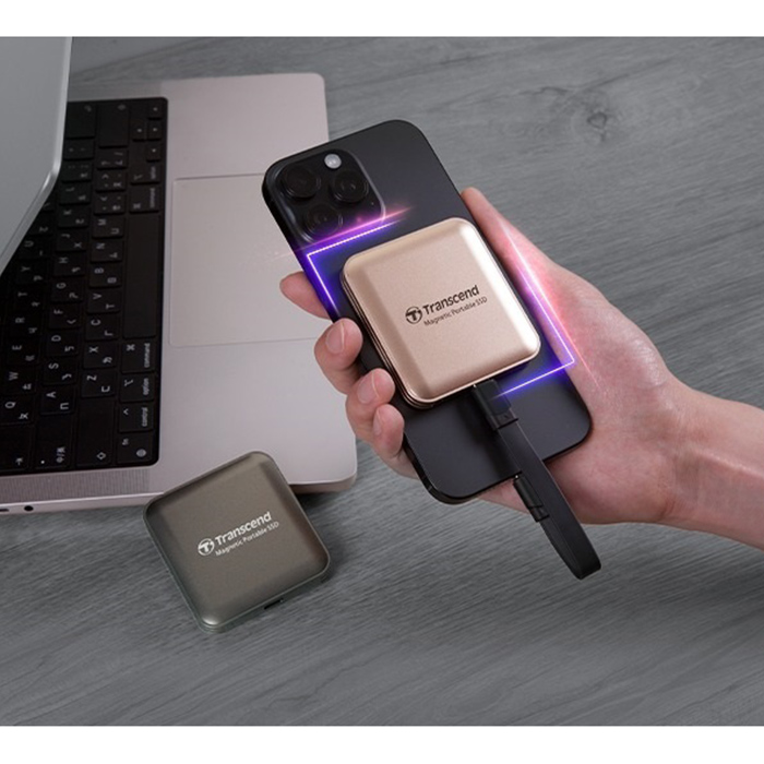 Внешний SSD накопитель TRANSCEND ESD420G USB Type C Magsafe 1TB Gold (TS1TESD420G) Интерфейс USB Type-C