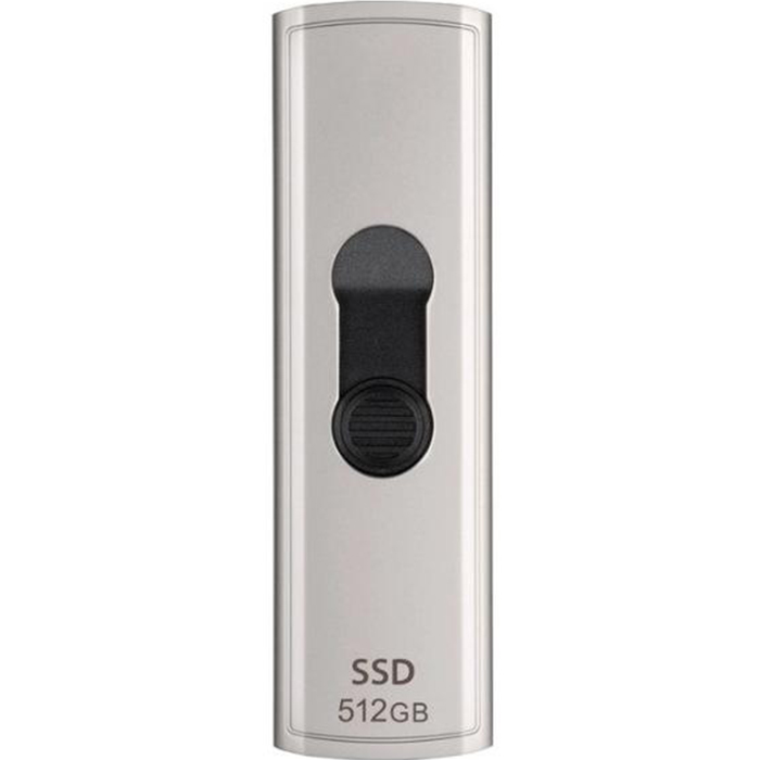 Зовнішній накопичувач SSD TRANSCEND ESD320A USB Type-A 512GB Silver (TS512GESD320A) Форм-фактор USB