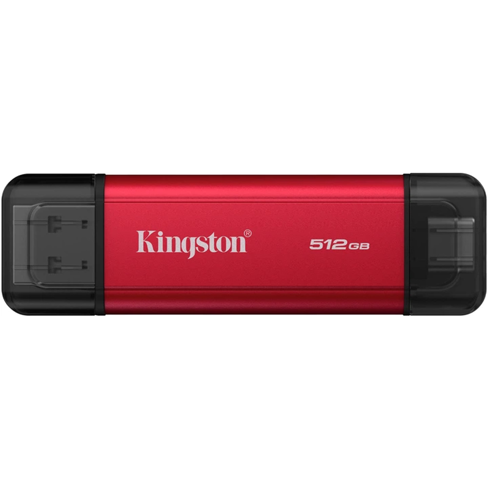 Зовнішній SSD накопичувач KINGSTON 512GB Dual USB-A/C 1050MB/s USB 3.2 Gen 2 Red (SPSD/512GB)