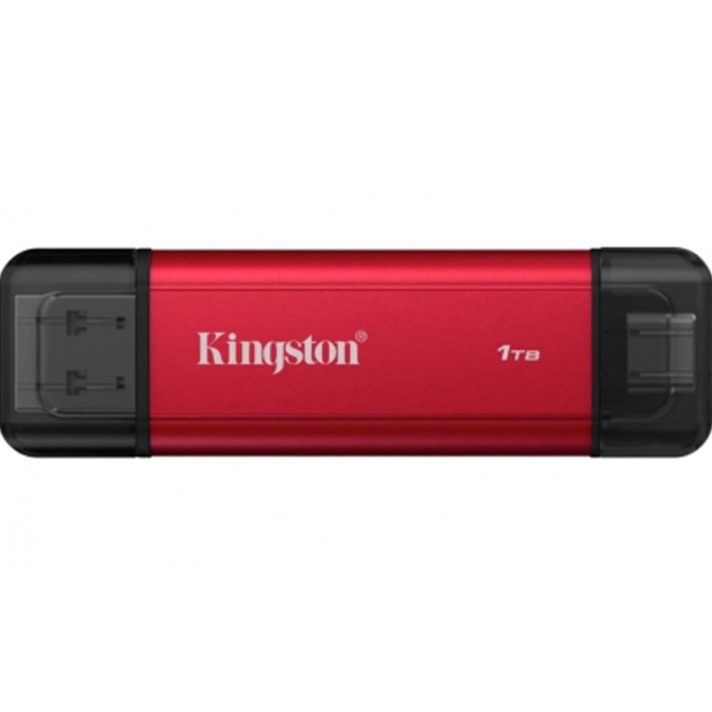 Зовнішній SSD накопичувач KINGSTON 1TB Dual USB-A/C 1050MB/s USB 3.2 Gen 2 Red (SPSD/512GB)