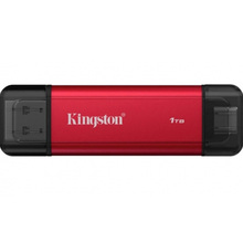 Зовнішній SSD накопичувач KINGSTON 1TB Dual USB-A/C 1050MB/s USB 3.2 Gen 2 Red (SPSD/512GB)