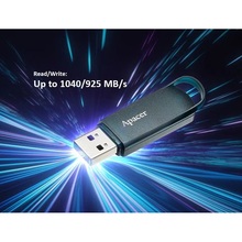 Внешний SSD накопитель APACER AS711A 500 GB USB 3.2 Gen.2 Blue (AP500GAS711AU-1)