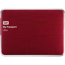 Внешний жесткий диск WD My Passport Ultra 1000Gb WDBZFP0010BRD-EESN red