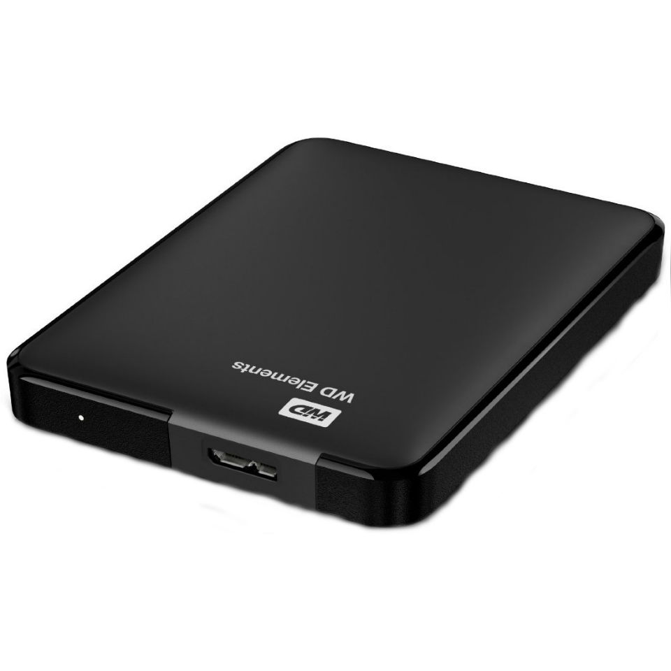 Внешний жесткий диск WD Elements 2000Gb WDBU6Y0020BBK-EESN black Форм-фактор 2.5"