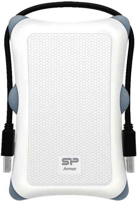 Внешний жесткий диск SILICON POWER Armor A30 500 GB USB 3.0 White SP500GBPHDA30S3W