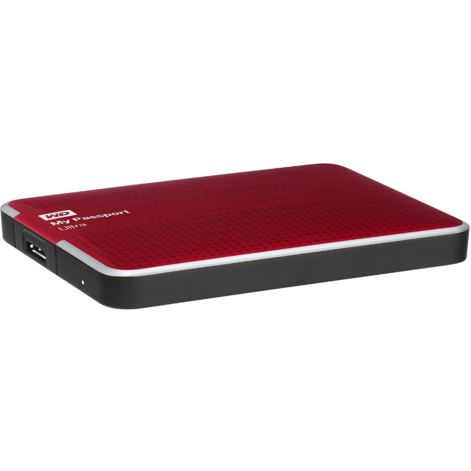 Зовнішній жорсткий диск WD My Passport Ultra 500Gb WDBPGC5000ARD-EESN red Інтерфейс USB 3.0