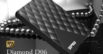 Внешний жесткий диск SILICON POWER Diamond D06 500 GB SP500GBPHDD06S3K Форм-фактор 2.5"